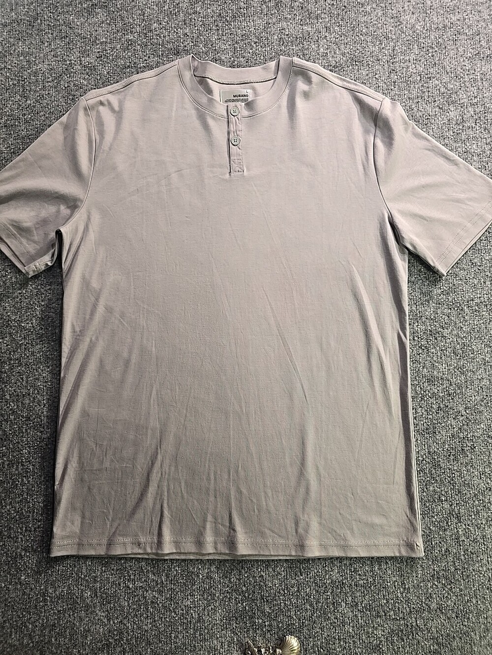 Murano Luxury T-shirt 100% Cotton Soft Brown Short Sleeve Men's Sz L Elavated